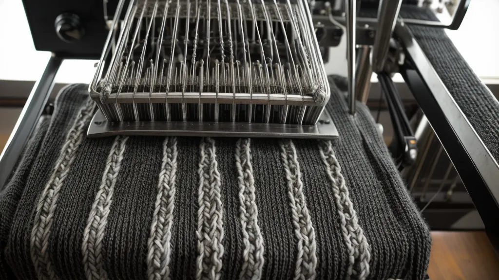 24-Stich-Lochkarte einlegen bei der Silver Reed SK280 – Maschinenstricken-Technik im Vergleich