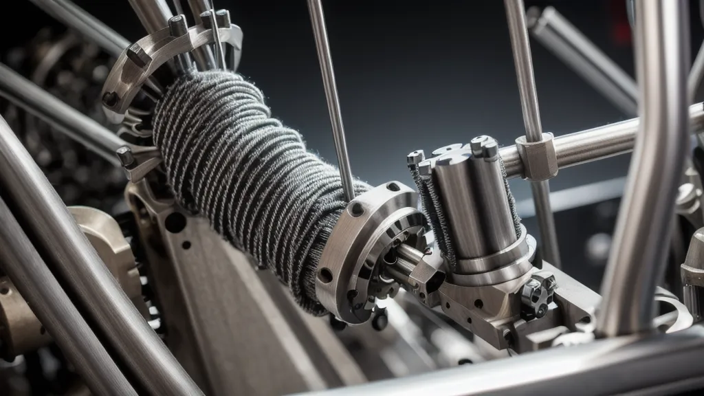 Mechanische Kopplung zwischen Strickmaschinenschlitten und Motorantrieb